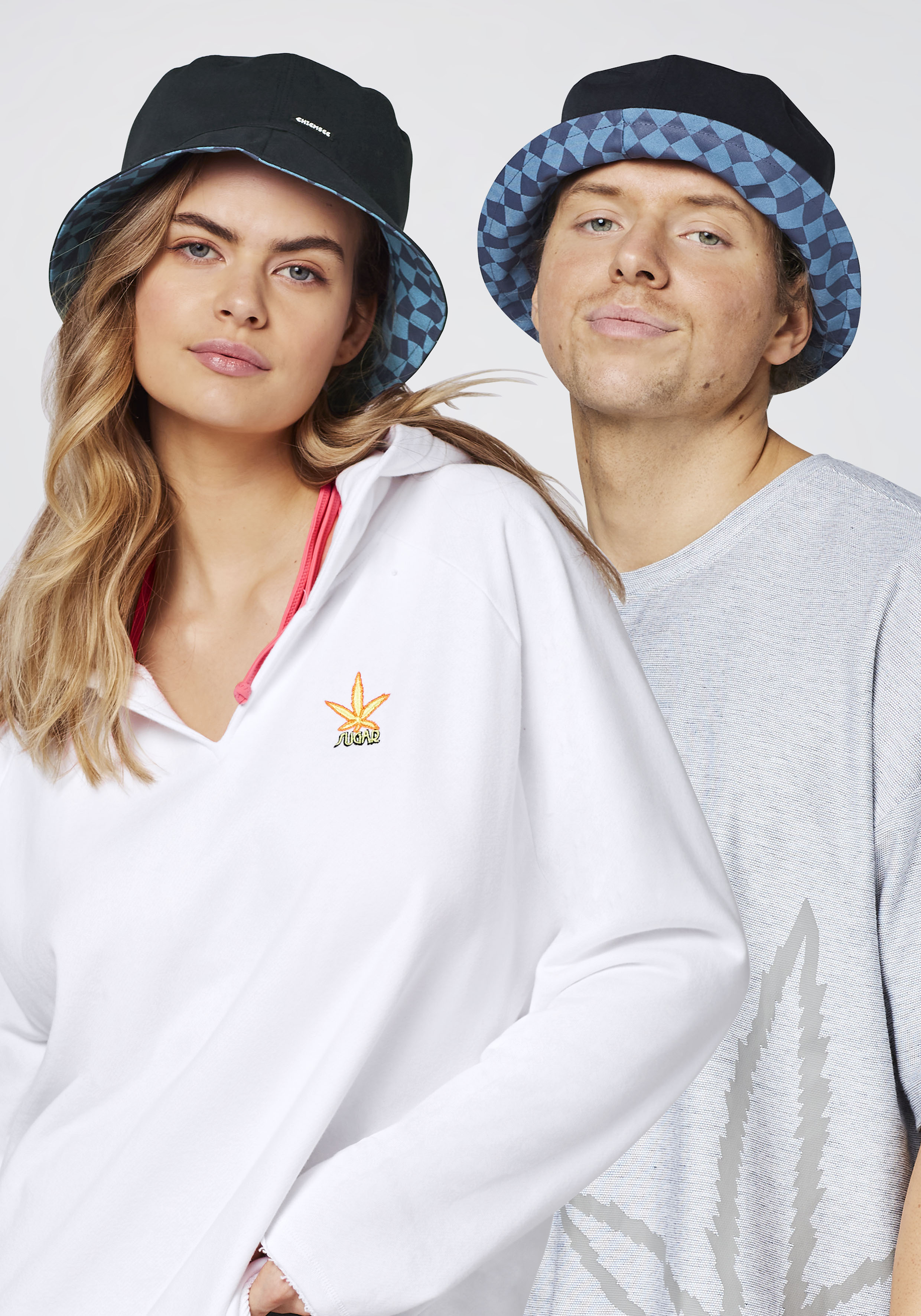 Unisex-Fischerhut im 2-in-1 Design zum Wenden