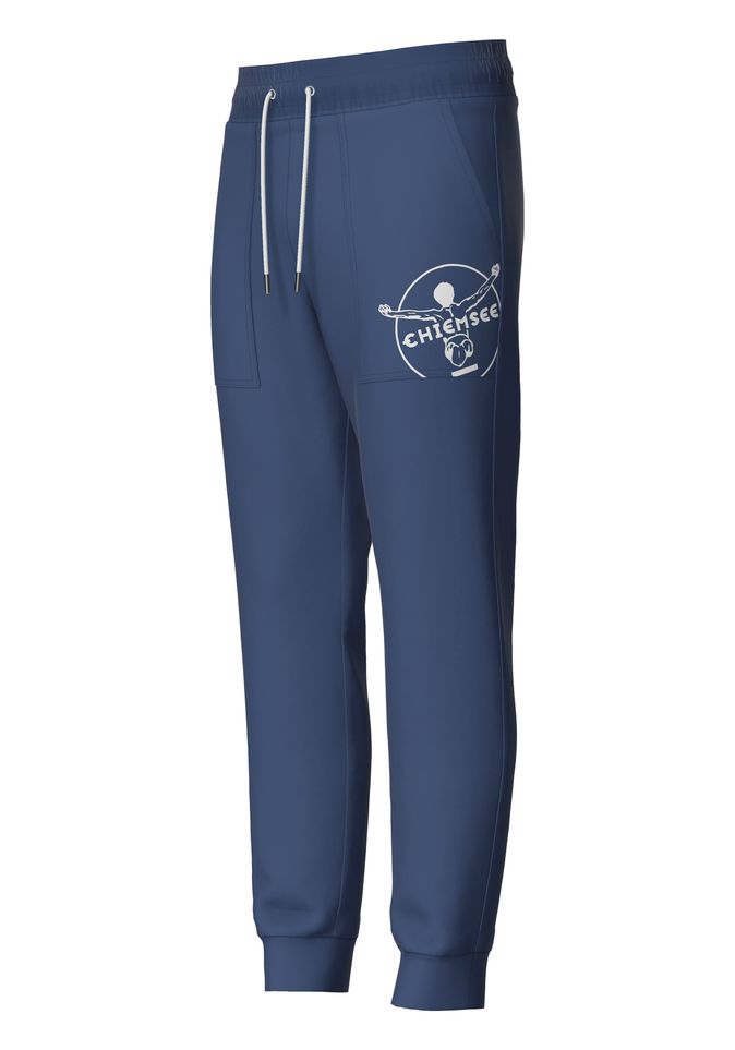 Regular-Fit Sweathose aus Baumwollmix mit Jumper-Motiv | Chiemsee 