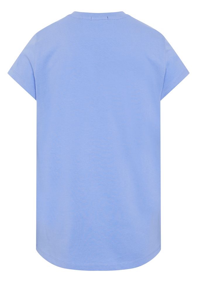 Baumwollshirt mit Label-Schriftzug im Art-Design | Chiemsee Online 