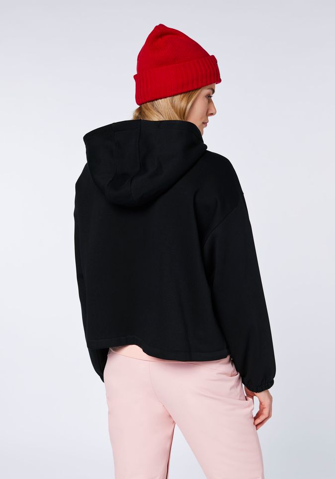 Boxy Loose-Fit Kapuzenjacke mit Label-Stitching | Chiemsee Online Shop 