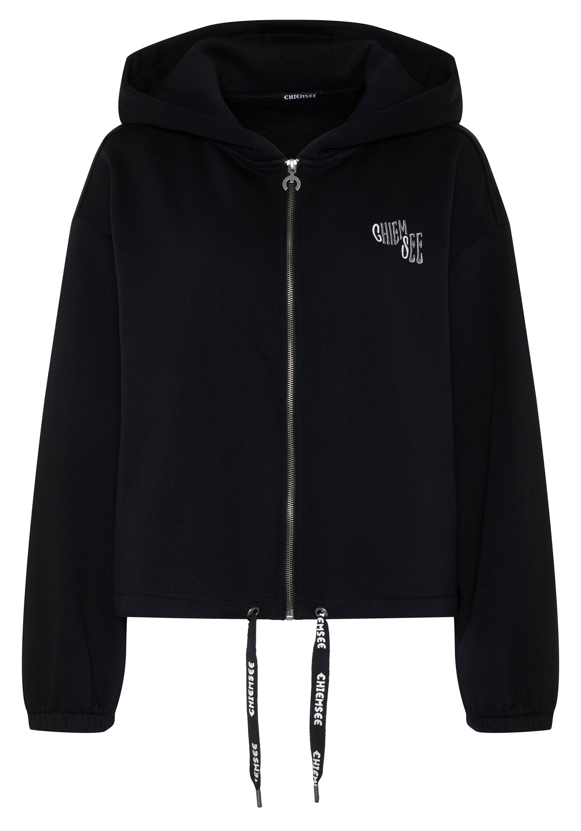 Boxy Loose-Fit Kapuzenjacke mit Label-Stitching | Chiemsee Online Shop 