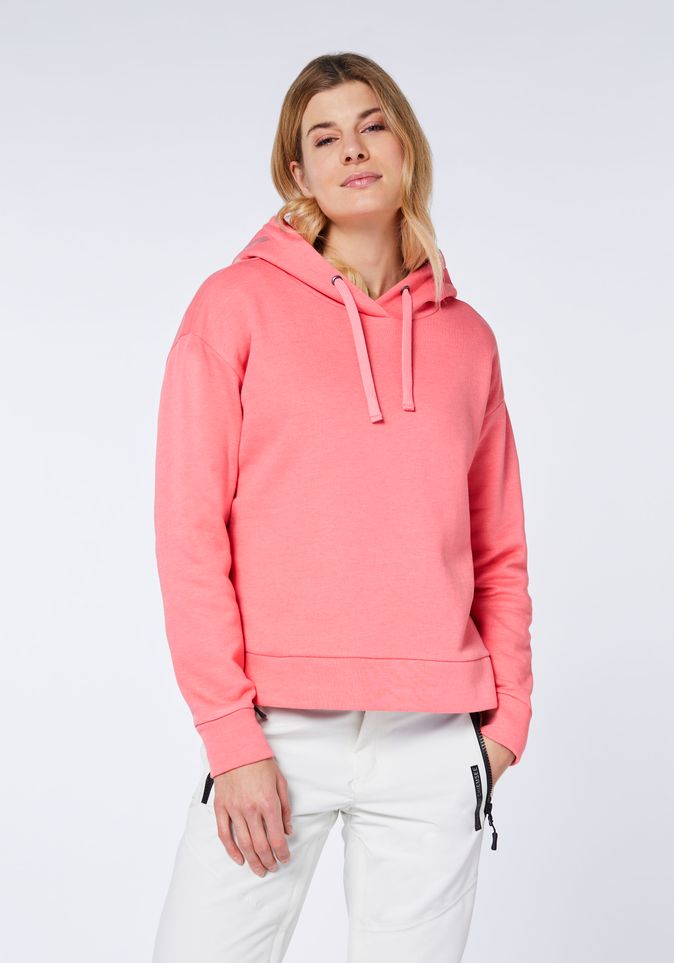 Comfort-Fit Hoodie in O-Shape mit Label-Kapuze | Chiemsee Online Shop