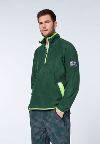 Loose-Fit Fleece-Pullover mit Label-Stitching | Chiemsee Online Shop GUCCIベルト