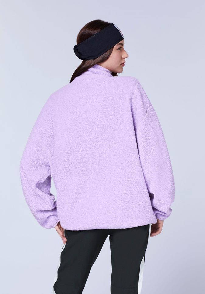 Loose-Fit Fleece-Pullover mit Label-Stitching | Chiemsee Online Shop 