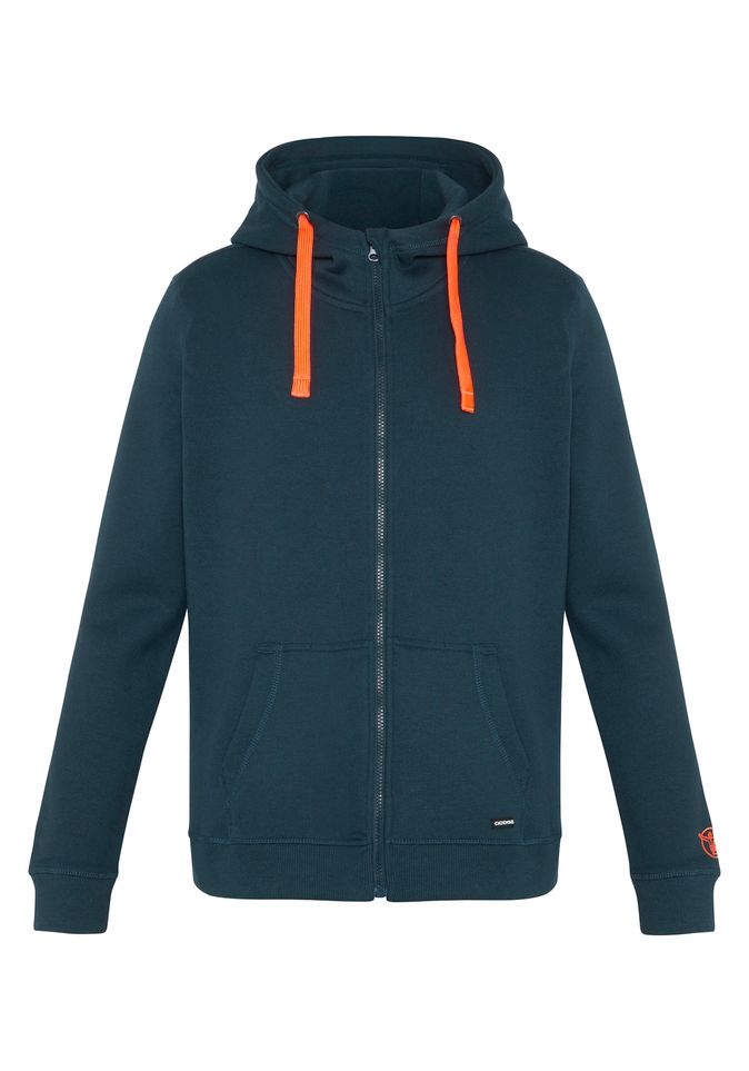 S.Oliver Felpa Uomo Girocollo In Misto Cotone – Blu Scuro – Taglia XL – Con Ricamo Logo – Maniche Lunghe E Polsini A Coste