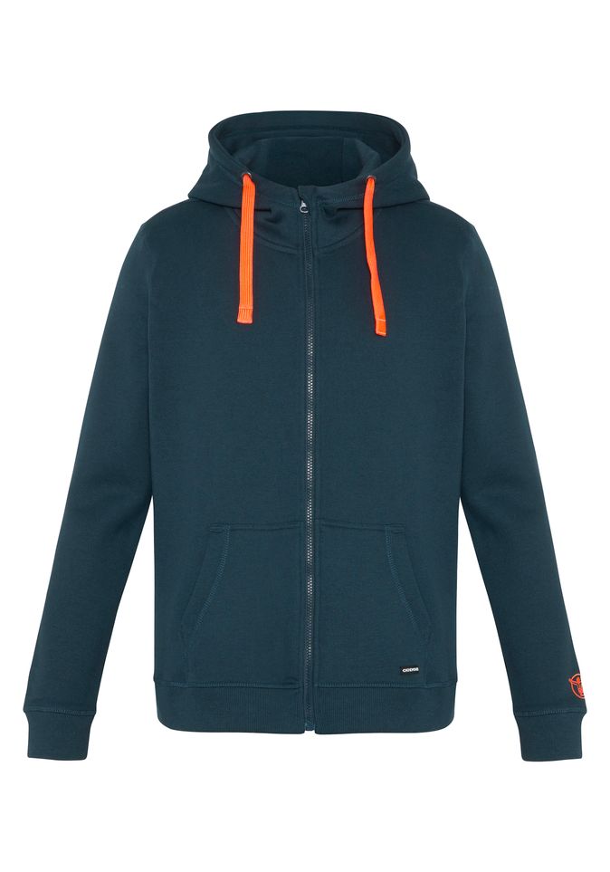 S.Oliver Felpa Uomo Girocollo In Misto Cotone – Blu Scuro – Taglia XL – Con Ricamo Logo – Maniche Lunghe E Polsini A Coste