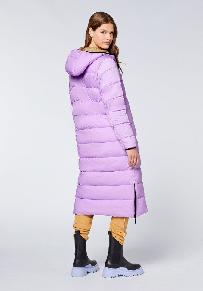 Steppmantel mit Kapuze in Maxilänge | Chiemsee Online Shop