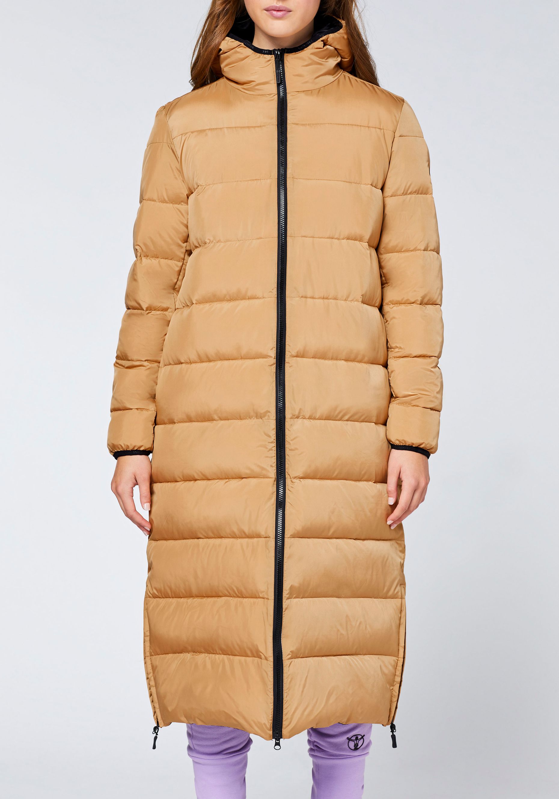 Steppmantel mit Kapuze in Maxilänge | Chiemsee Online Shop 
