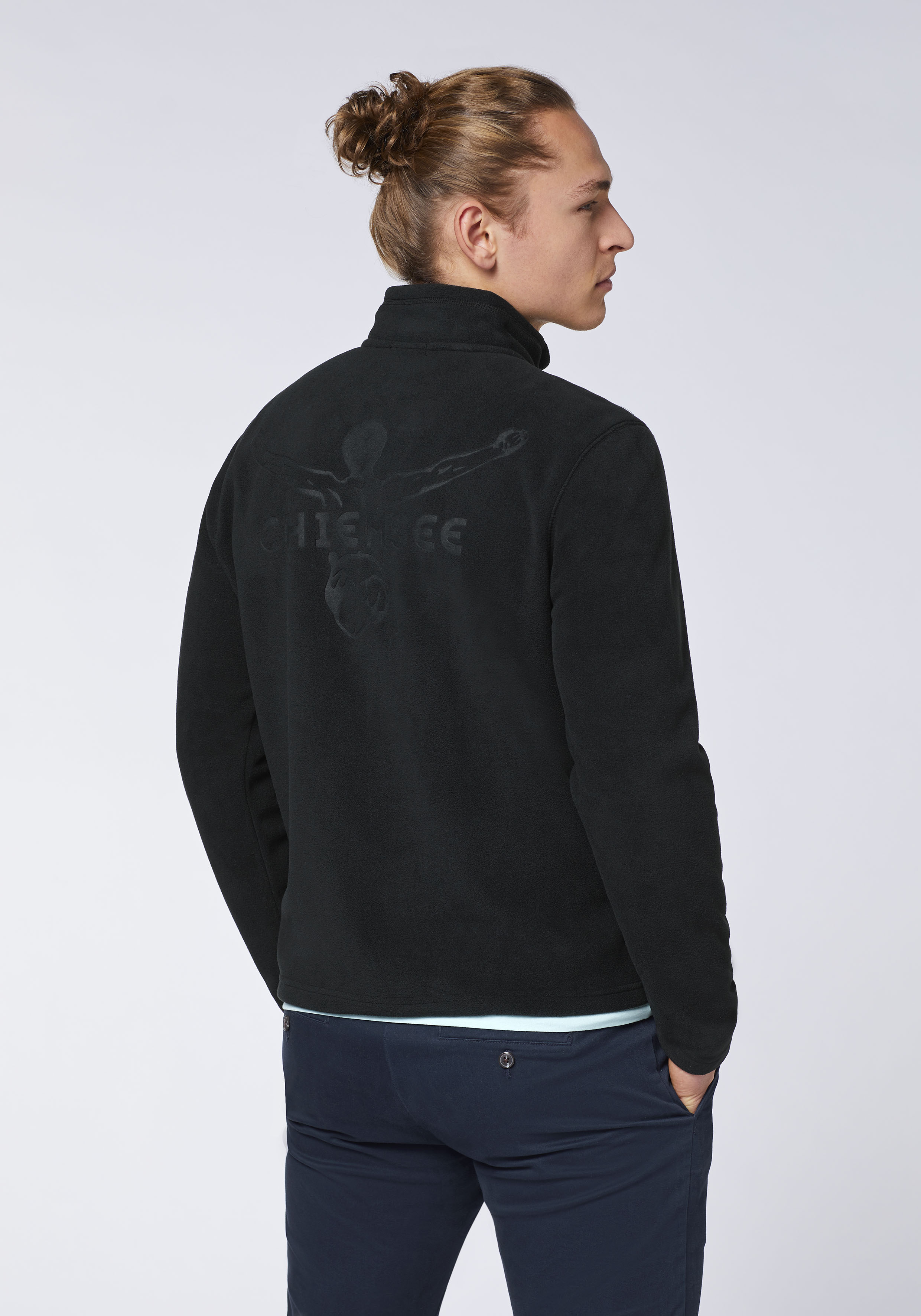 Jacke aus Fleece im Jumper-Look