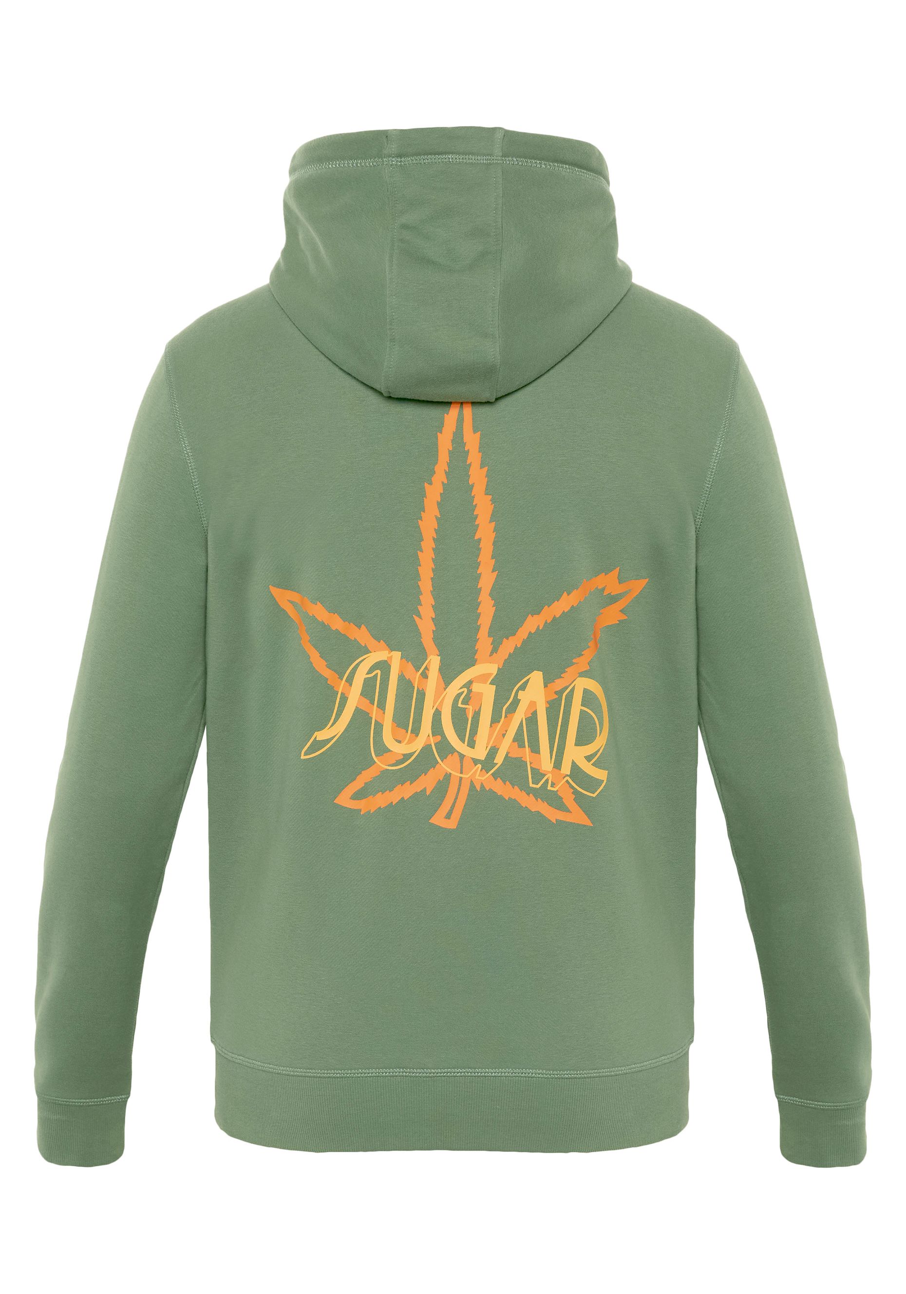 Sweatjacke aus Baumwollmix mit Kapuze und „SUGAR“-Print | Chiemsee  