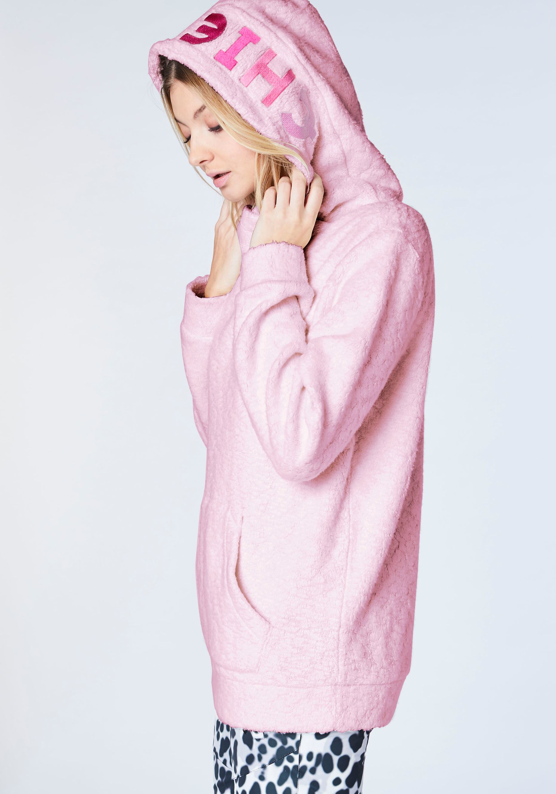 Boxy Comfort-Fit Hoodie aus flauschigem Baumwollmix | Chiemsee  