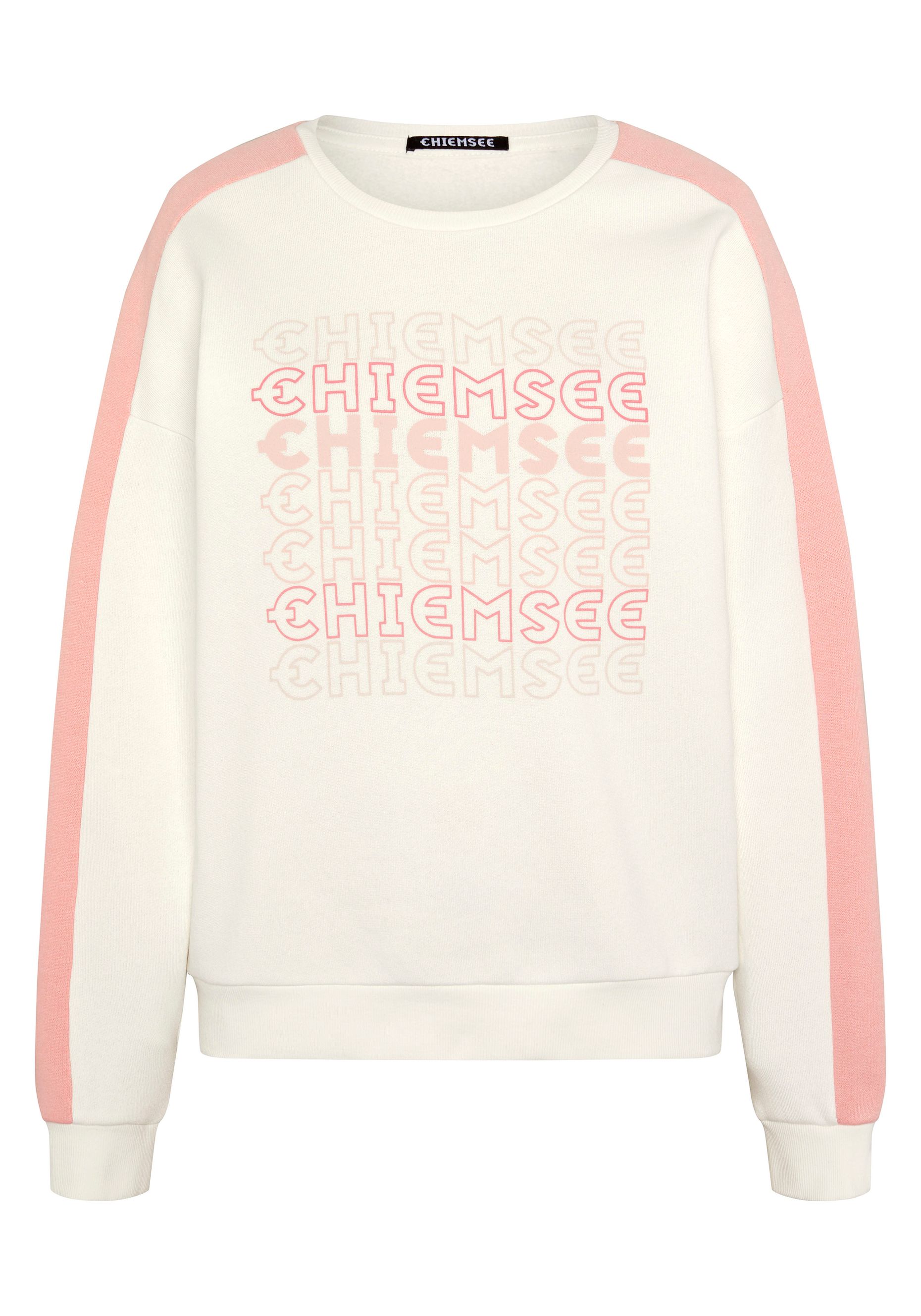 V-Shape-Sweater mit Logos und Blockstreifen | Chiemsee Online Shop