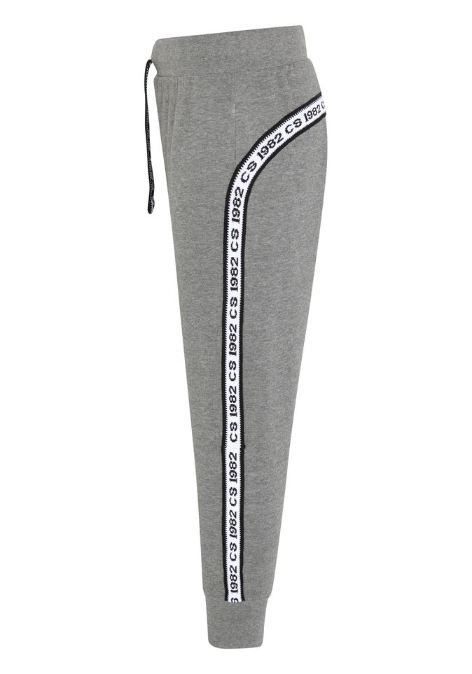 Knöchellange Slim-Fit Sweathose mit Logo-Akzenten | Chiemsee  