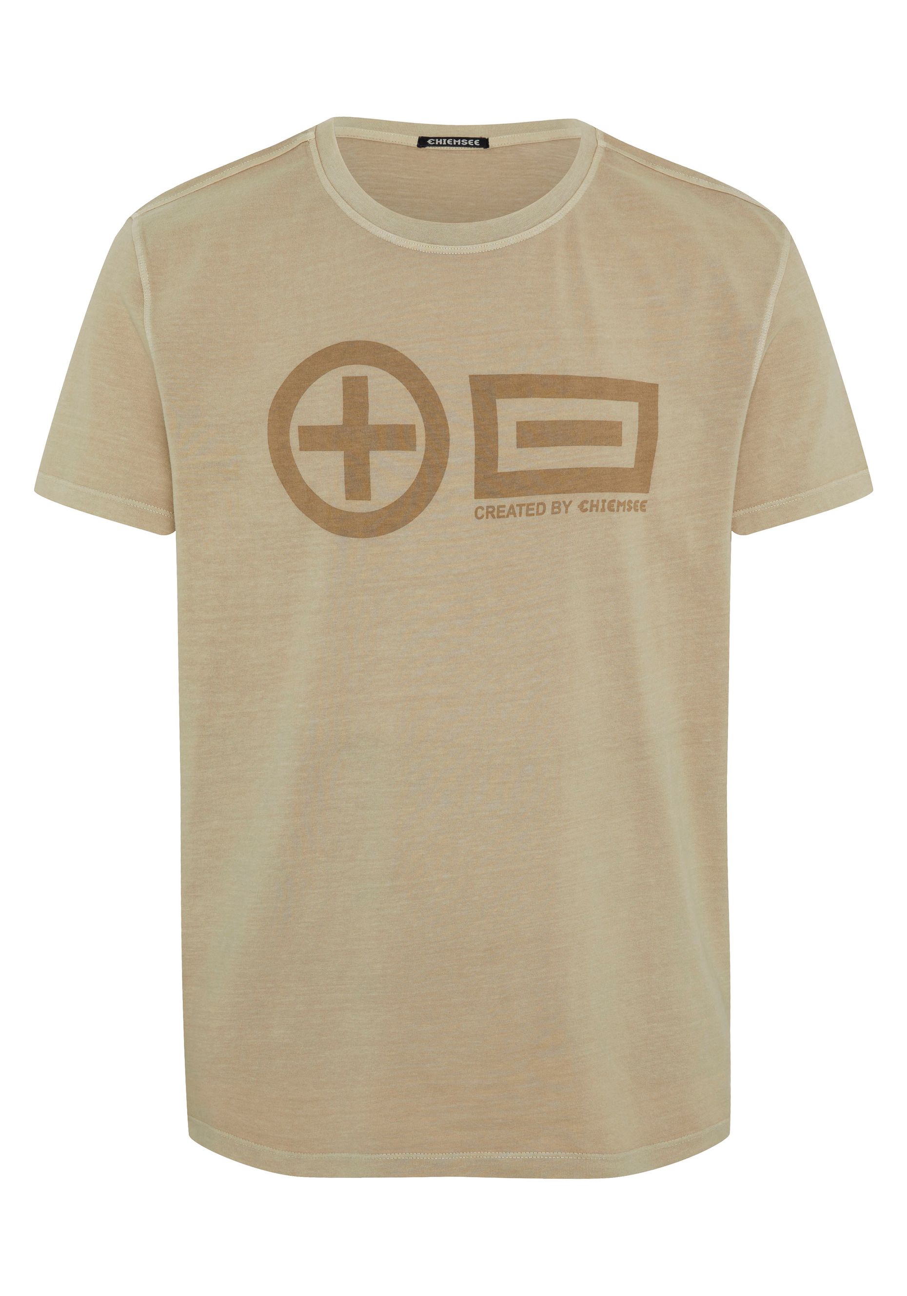 Jersey-Shirt mit PLUS-MINUS-Print | Chiemsee Online Shop
