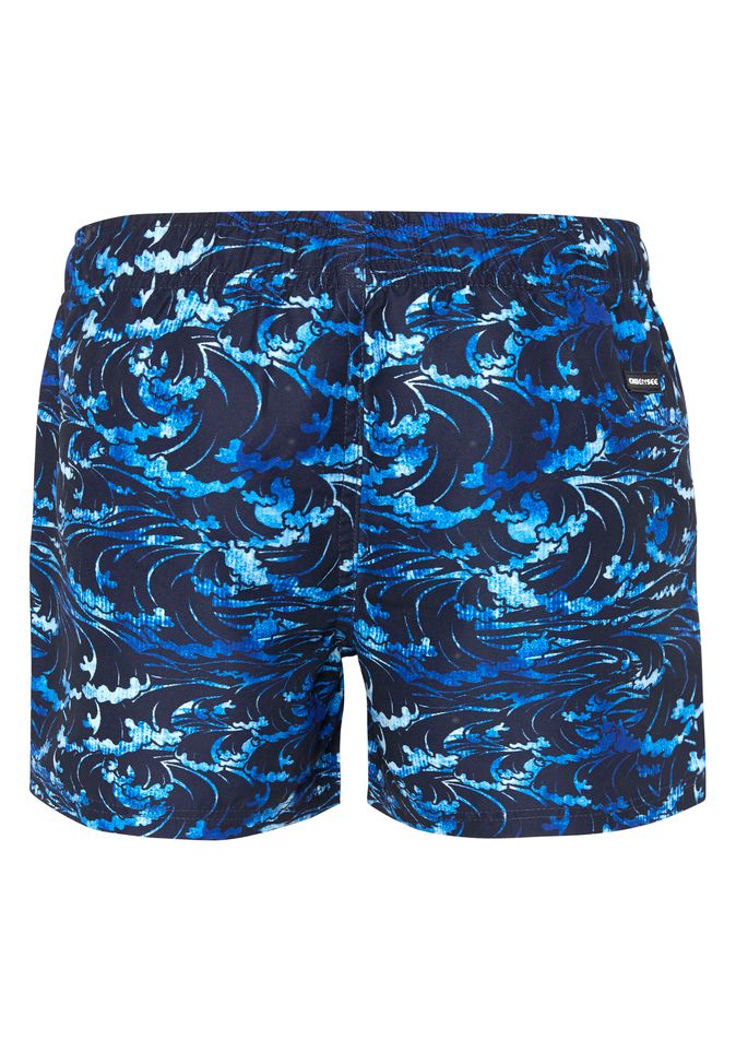Badeshorts mit Allover-Muster und Taschen | Chiemsee Online Shop 