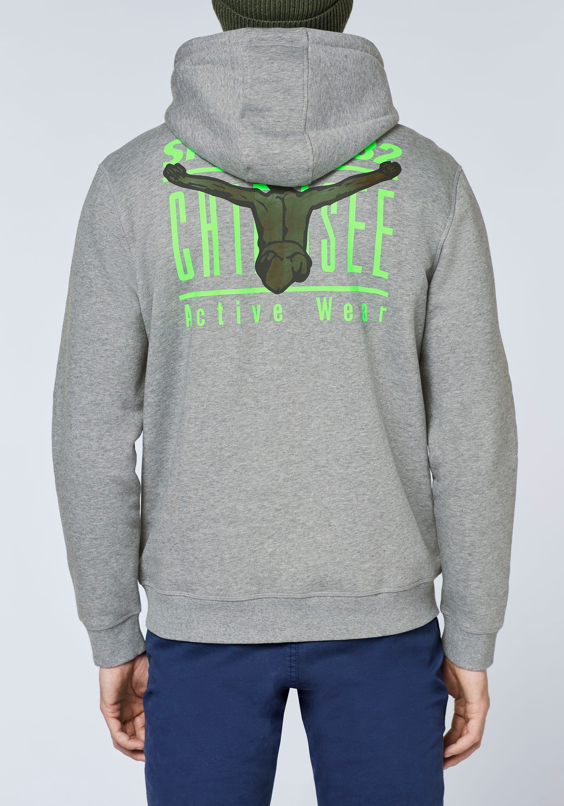 Sweatjacke mit Kapuze und Rückenprint | Chiemsee Online Shop