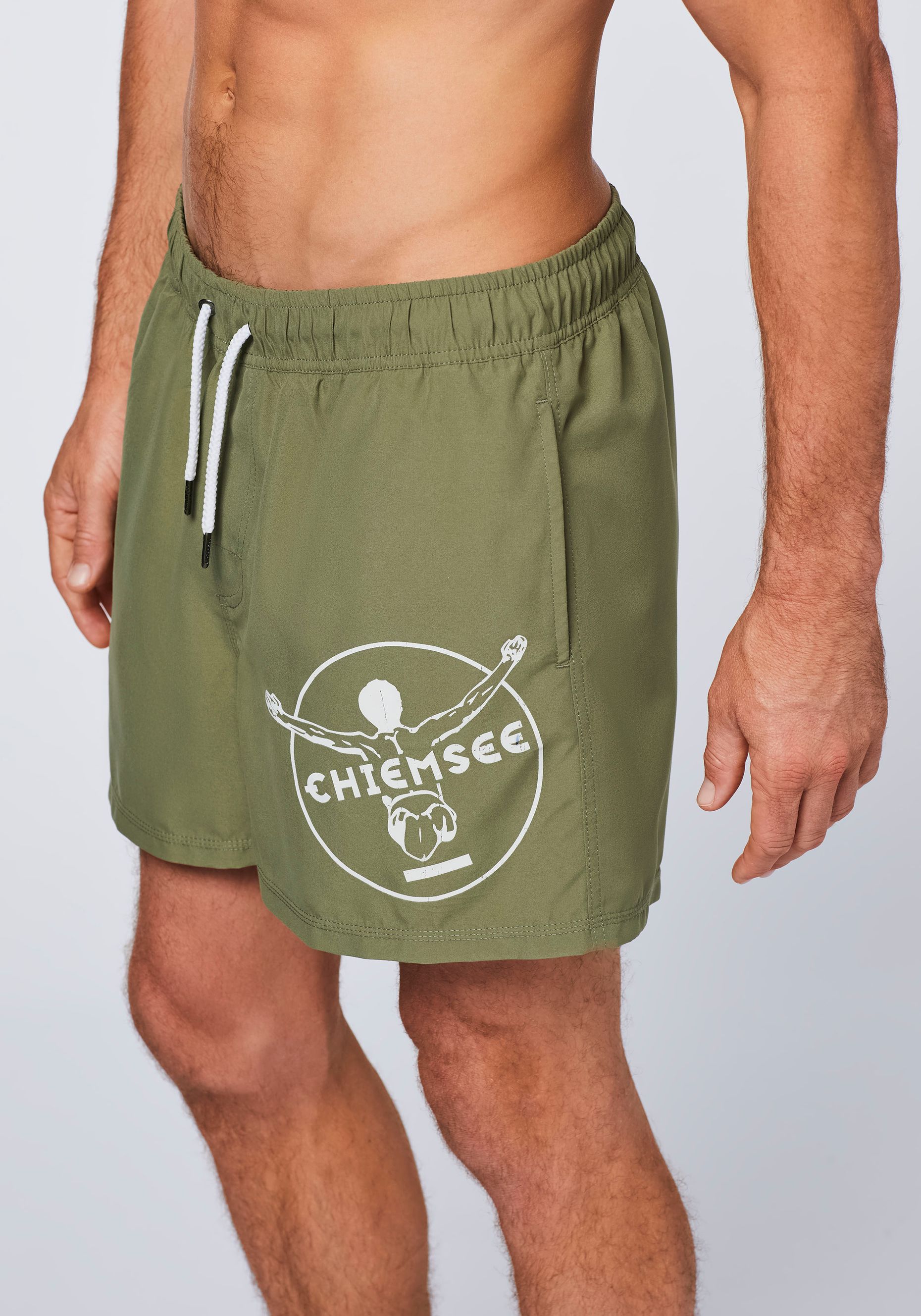 Badeshorts mit Label-Symbol und Taschen | Chiemsee Online Shop